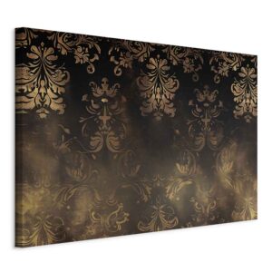 Kép - Baroque Ornaments in Patinated Gold and Browns: Retro Motif
