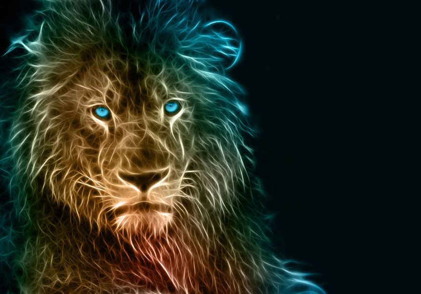 Fotótapéta - Abstract lion - Image 6