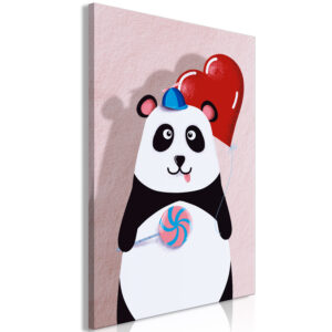 Kép - Panda with a Balloon (1 Part) Vertical