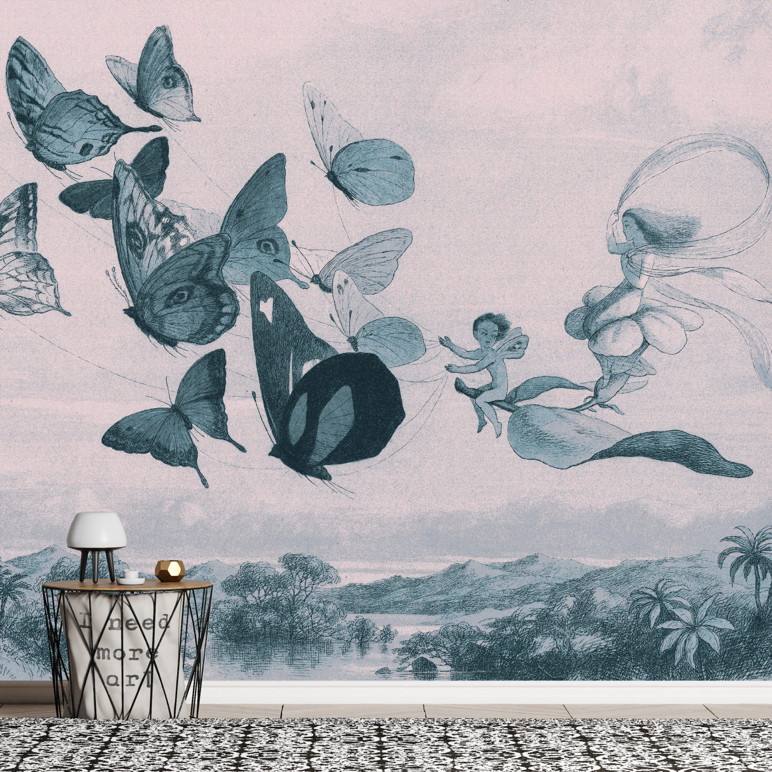 Fotótapéta - Butterflies and Fairy - Image 2