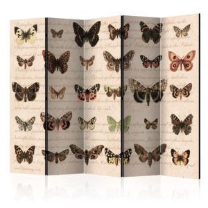 Paraván - Retro Style: Butterflies II
