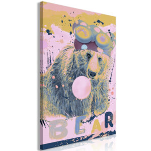 Kép - Teddy Bear and Balloon (1 Part) Vertical