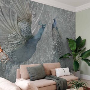 Fotótapéta - Peacocks Dancing - Second Variant