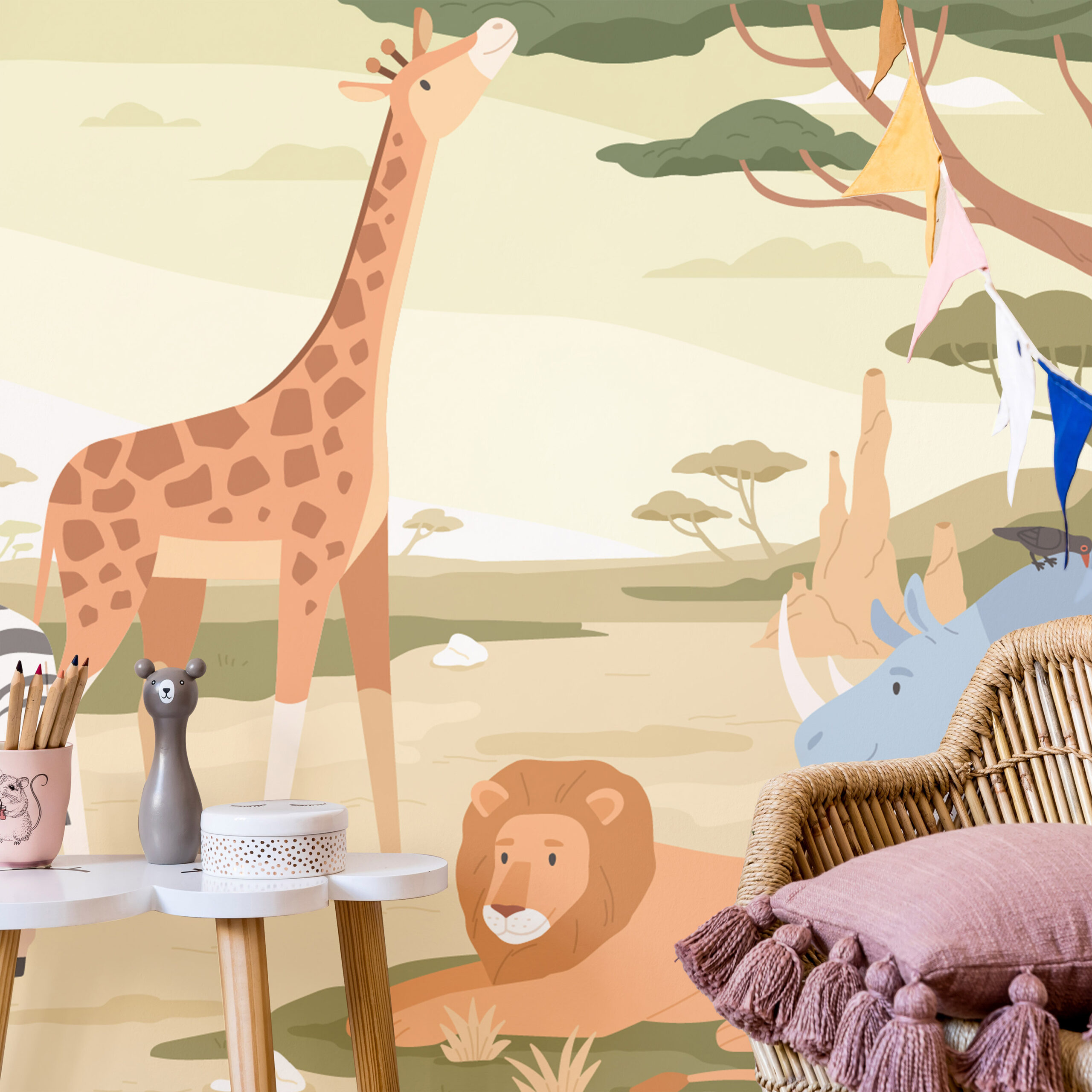 Fotótapéta - Animals From Jungle Vector Illustration - Image 2