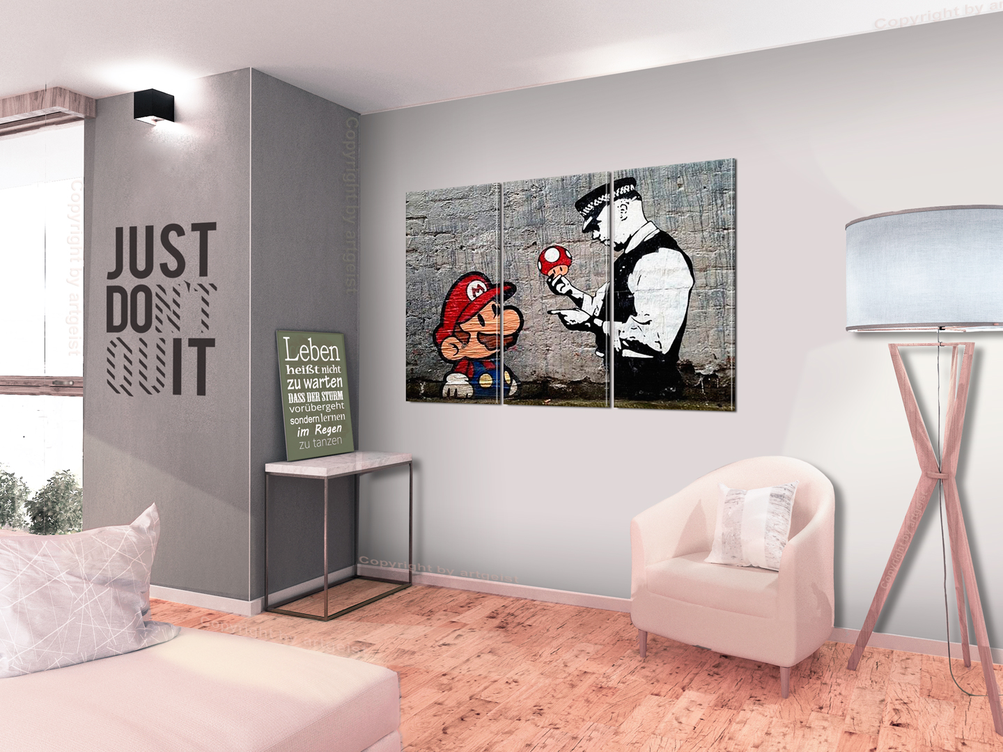 Kép - Super Mario Mushroom Cop by Banksy - Image 2
