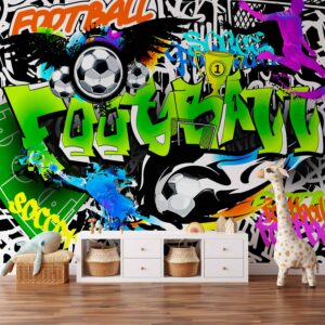 Fotótapéta - Football Graffiti