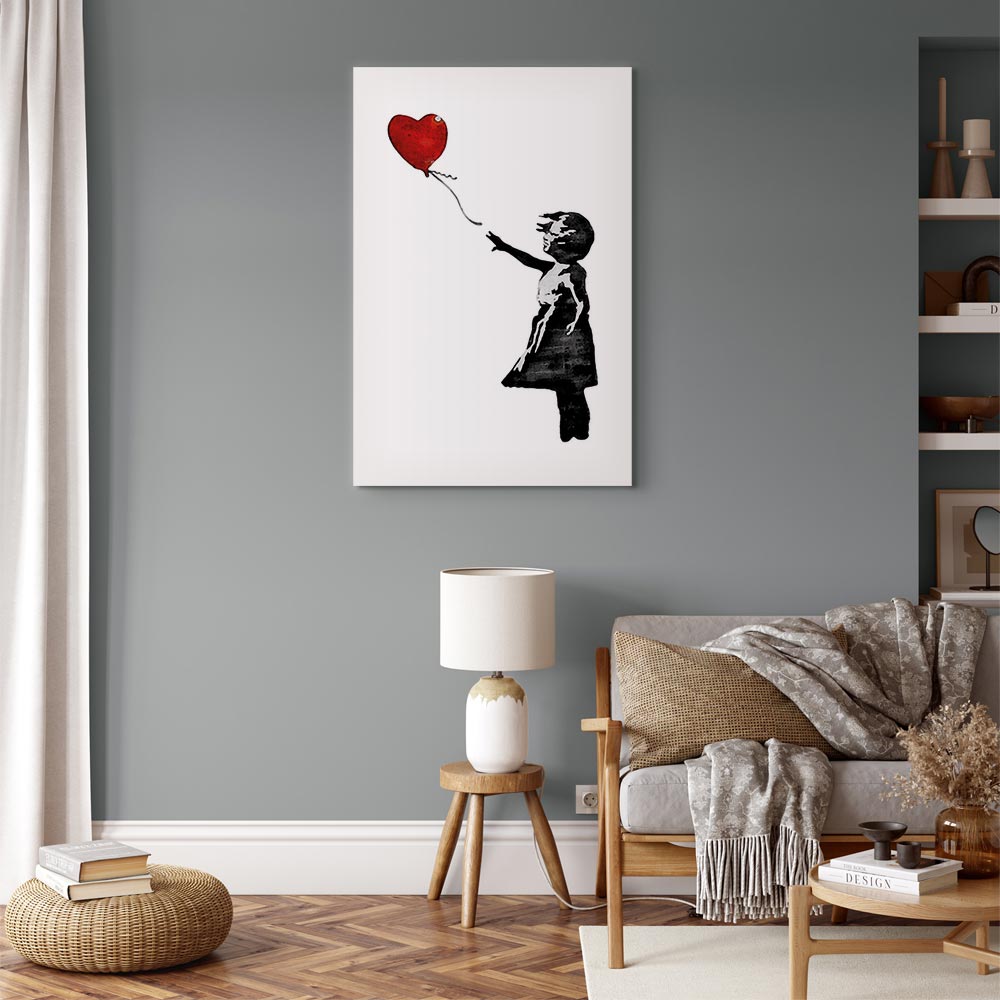 Kép - Banksy: Girl with Balloon (1 Part) Vertical - Image 5