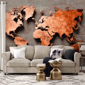 Fotótapéta - Copper Map
