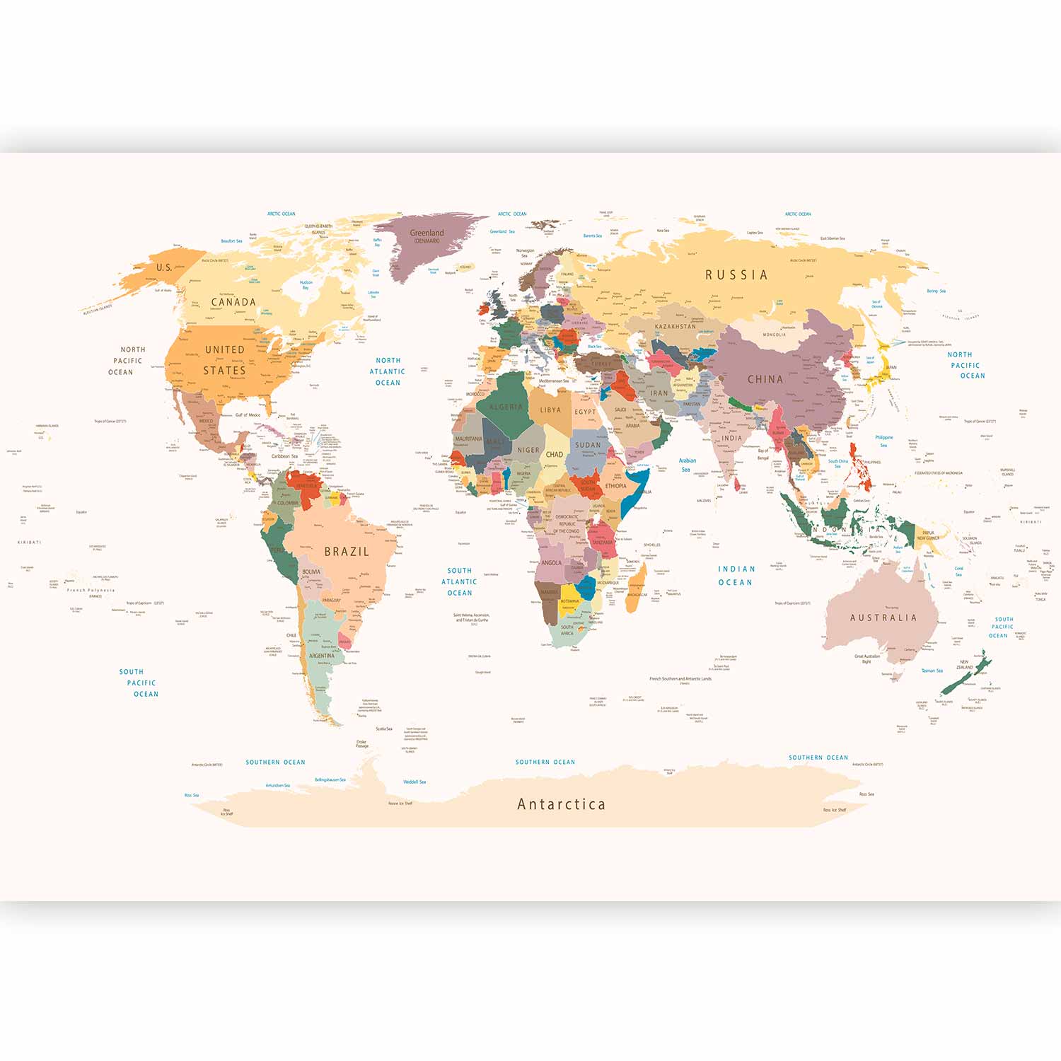 Fotótapéta - World Map - Image 5