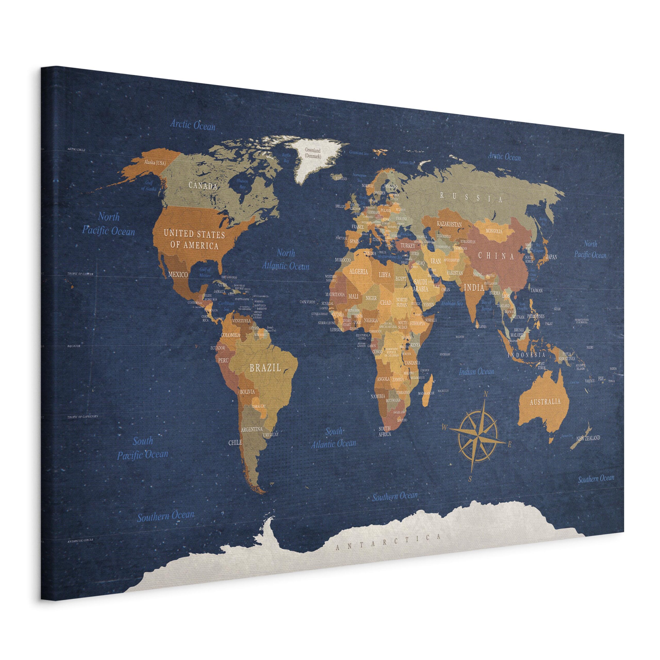 Kép - World Map: Ink Oceans - Image 2