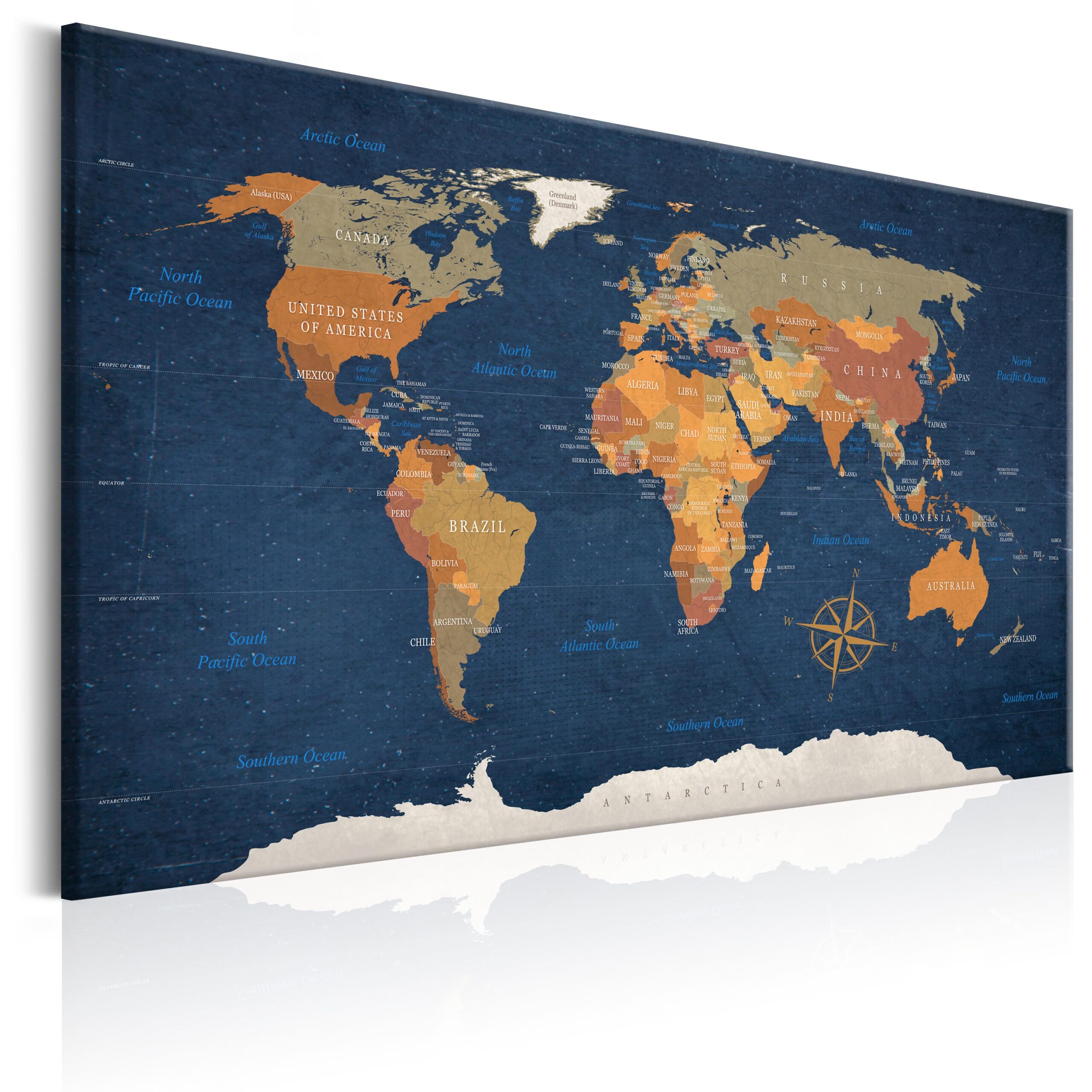 Kép - World Map: Ink Oceans - Image 5