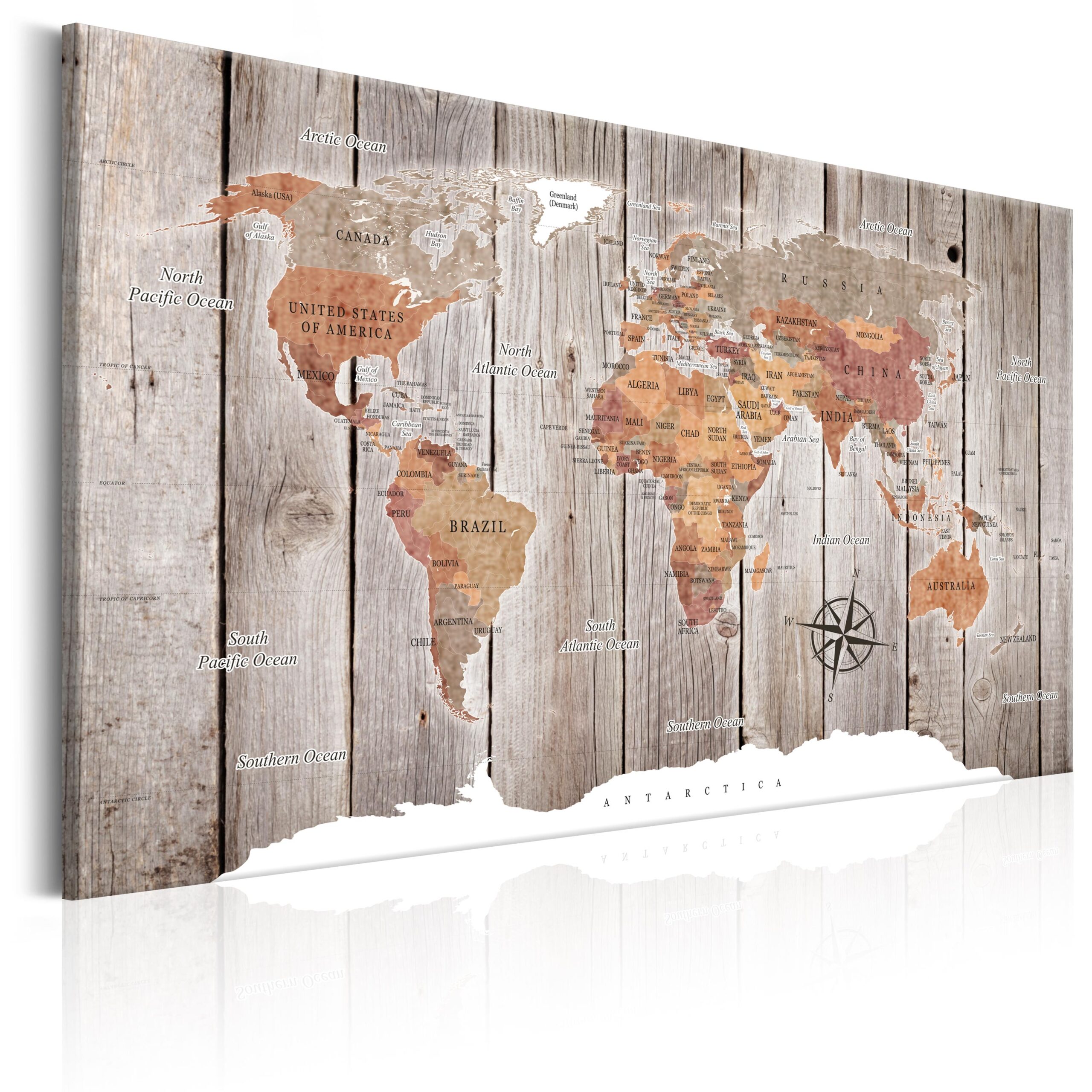 Kép - World Map: Wooden Stories - Image 2