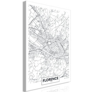 Kép - Florence Map (1 Part) Vertical