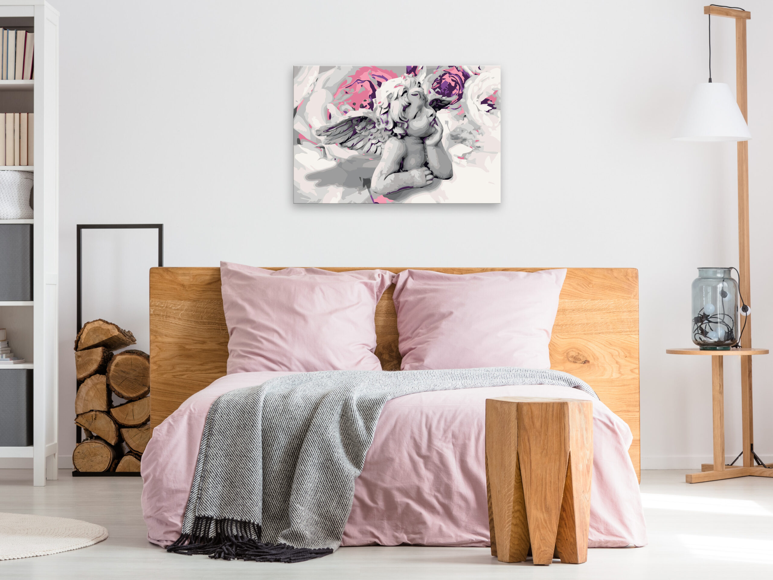 Kifestő - Angel (Flowers In The Background) - Image 2