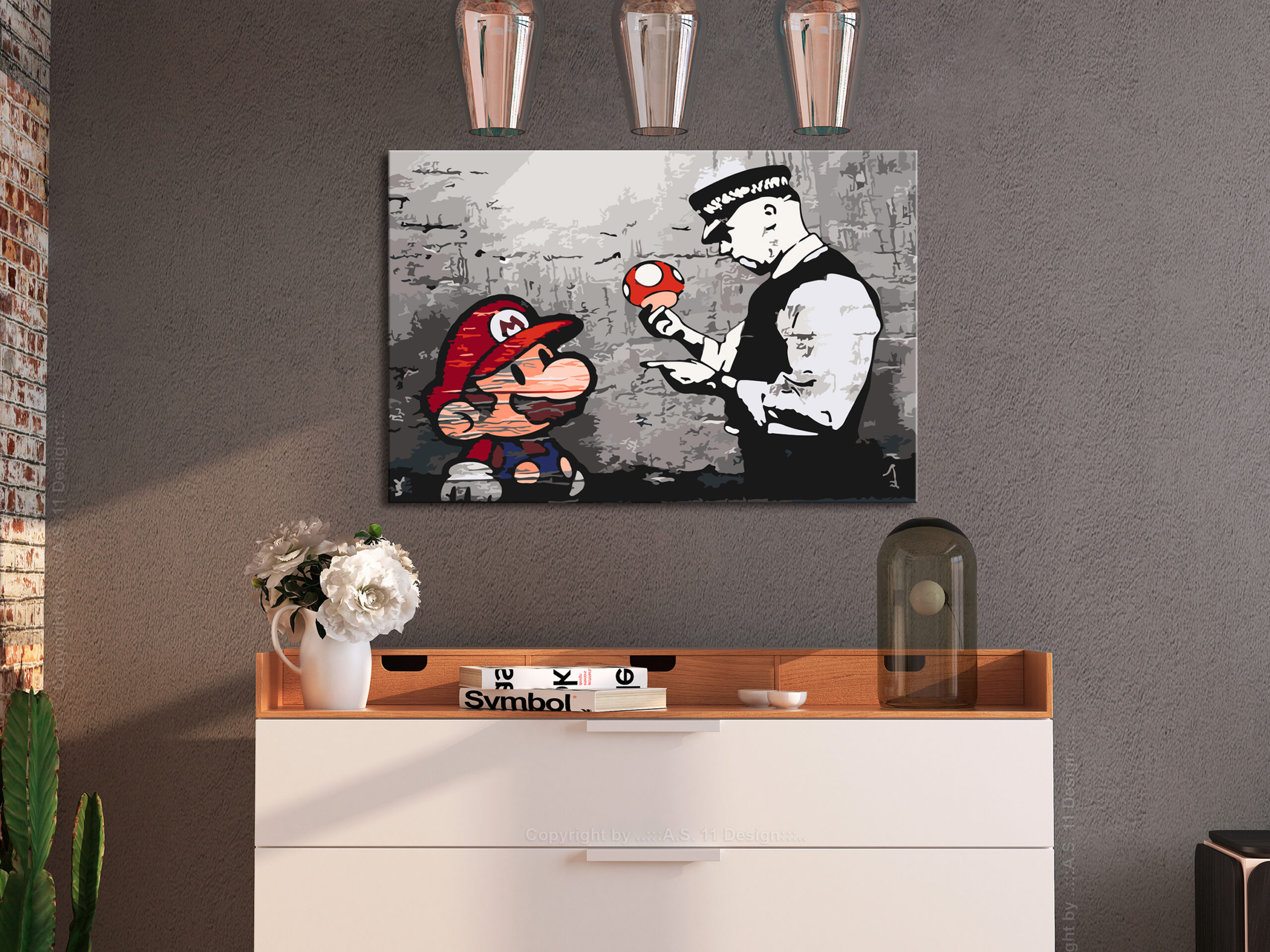 Kifestő - Mario (Banksy) - Image 2