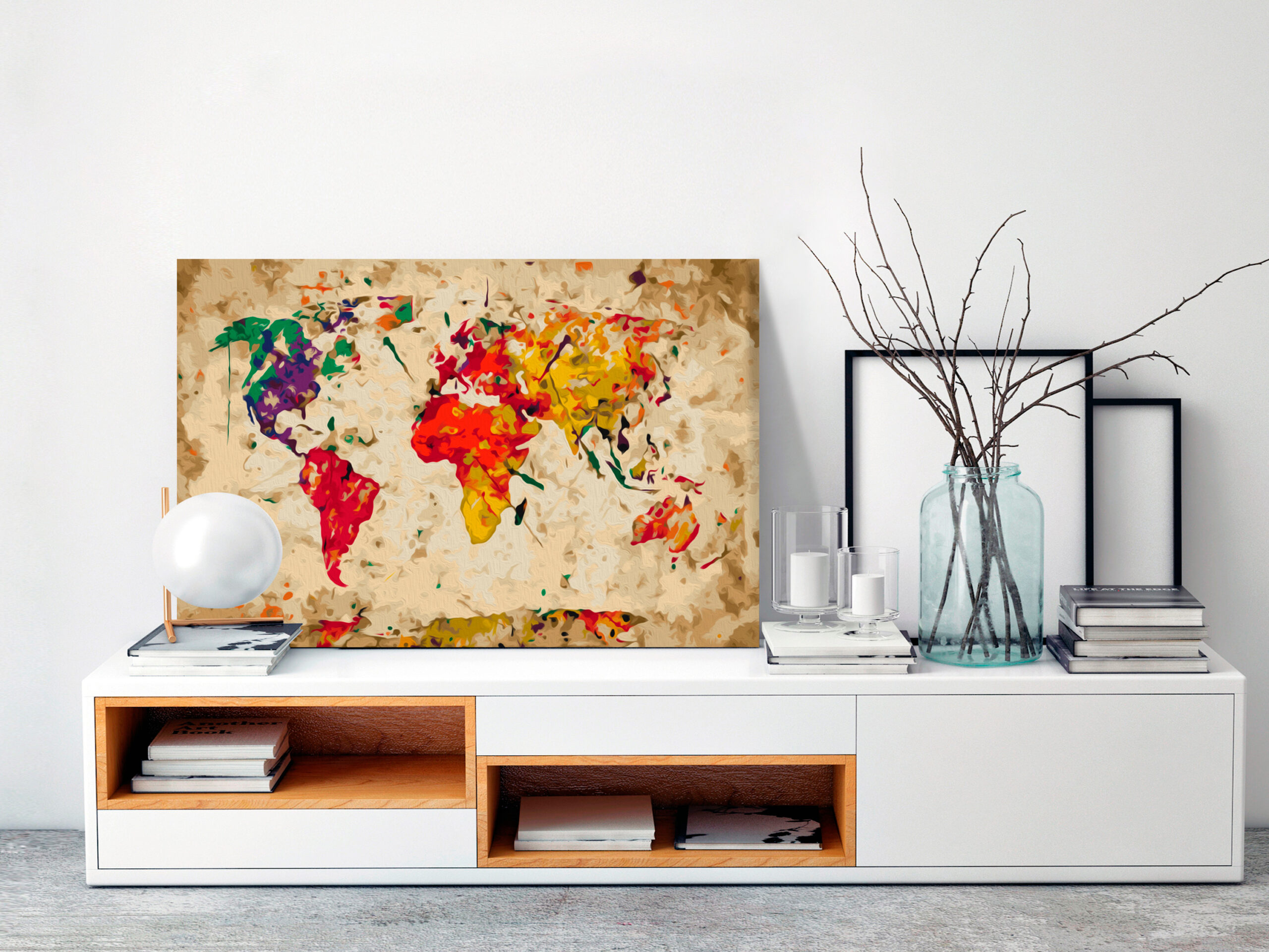 Kifestő - World Map (Colour Splashes) - Image 2