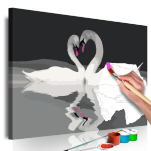 Kifestő - Swan Couple
