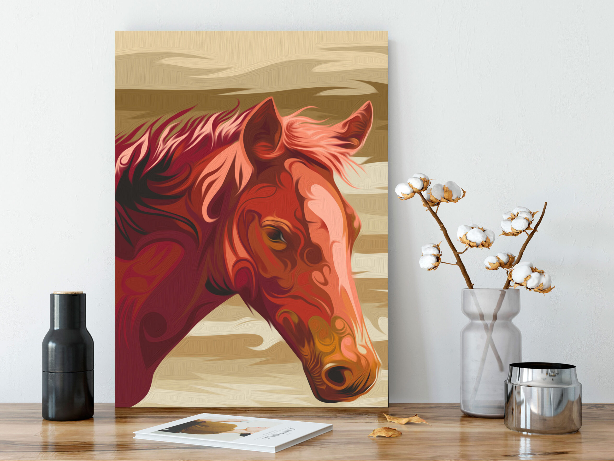 Kifestő - Brown Horse - Image 2