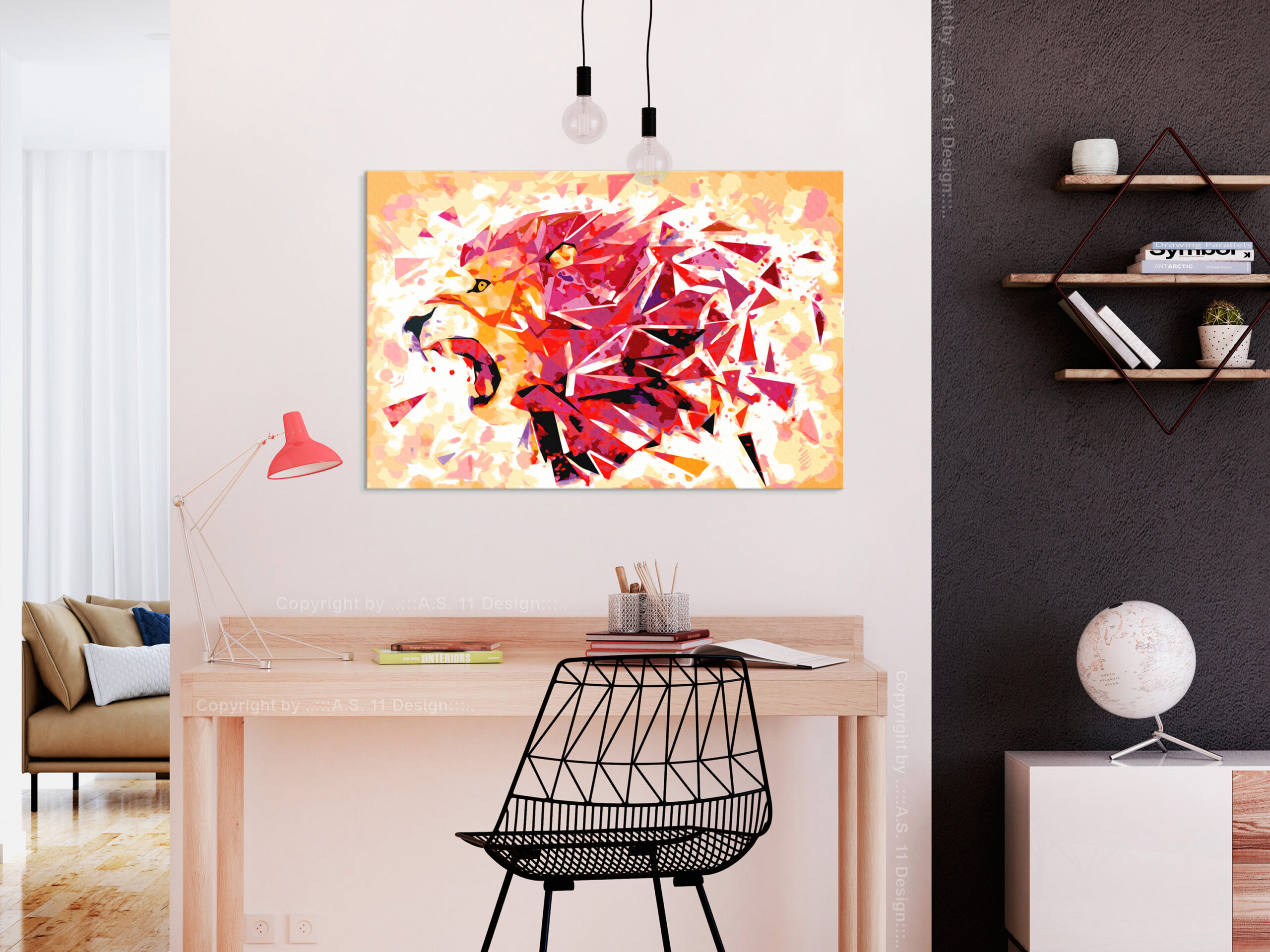 Kifestő - Abstract Lion - Image 2