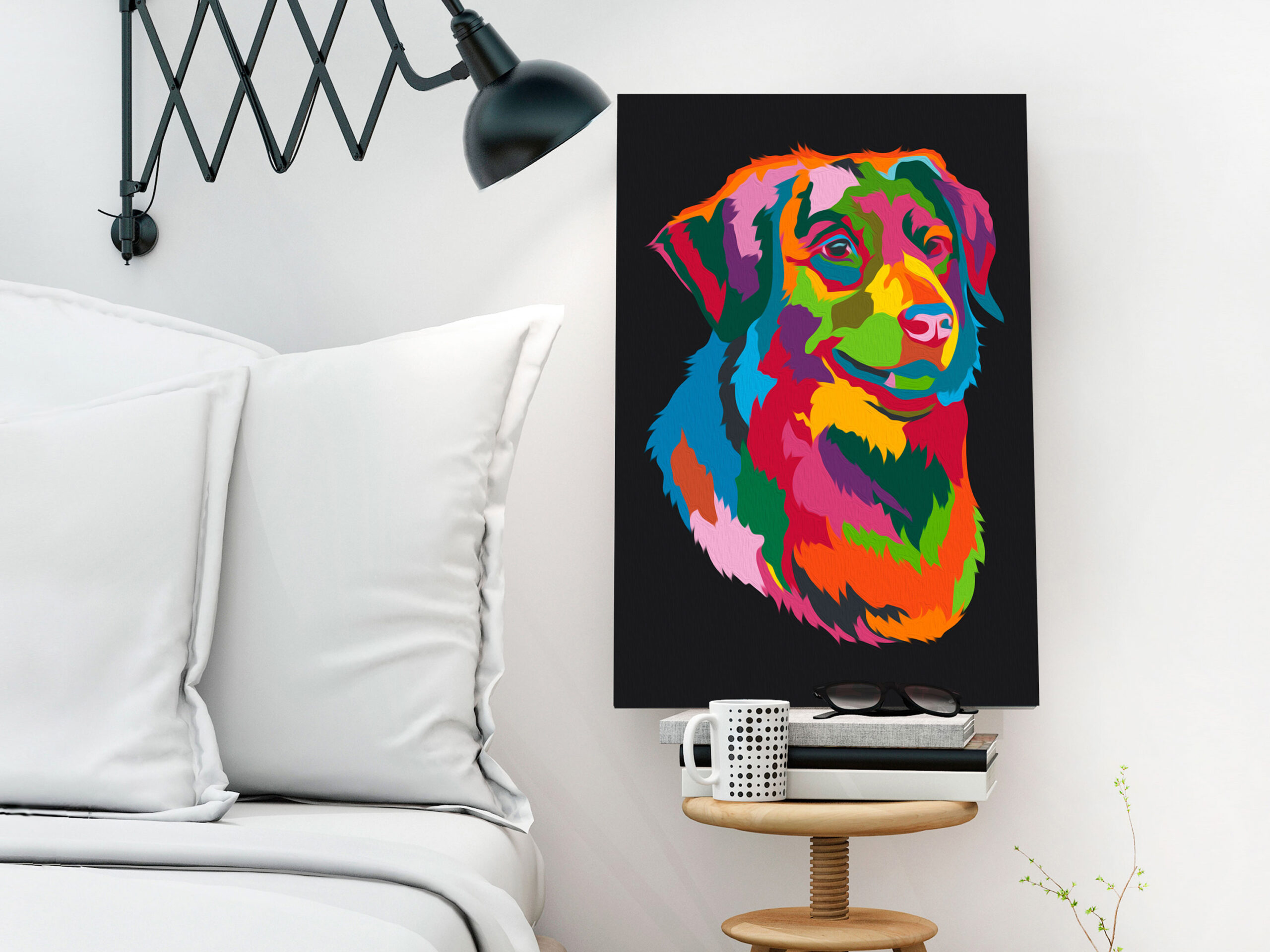 Kifestő - Colourful Dog - Image 2
