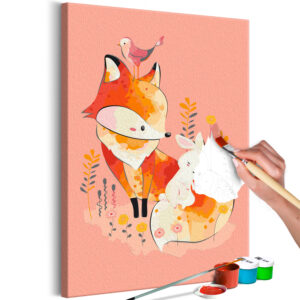 Kifestő - Fox and Rabbit