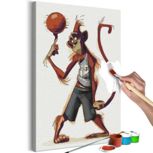 Kifestő - Monkey Basketball Player