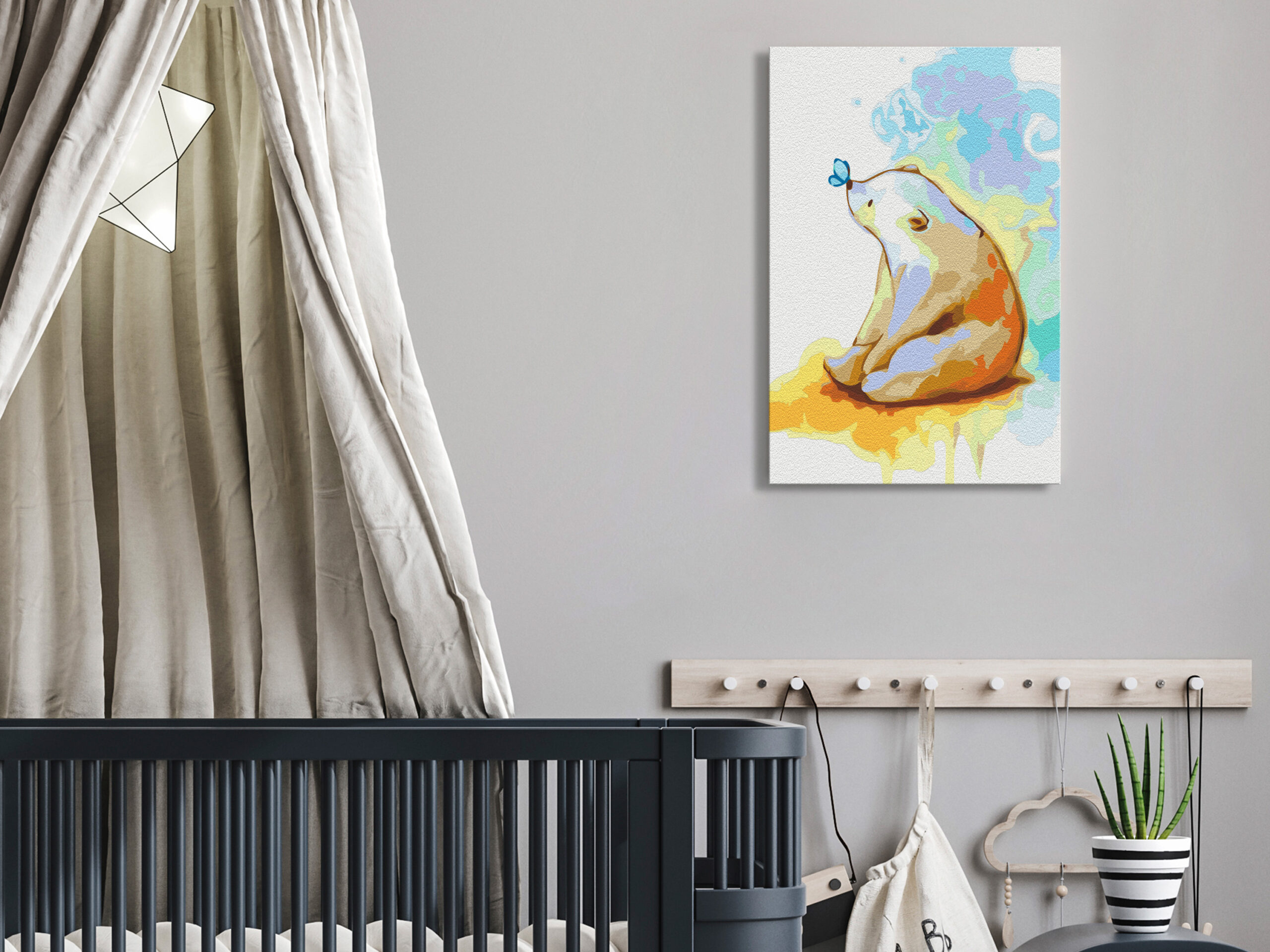 Kifestő - Teddy Bear and Butterfly - Image 2