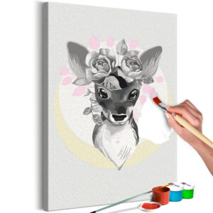 Kifestő - Doe with Flowers