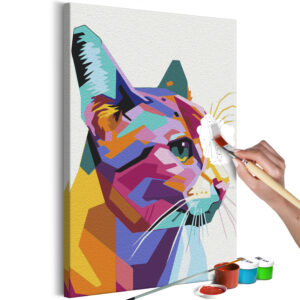 Kifestő - Geometric Cat