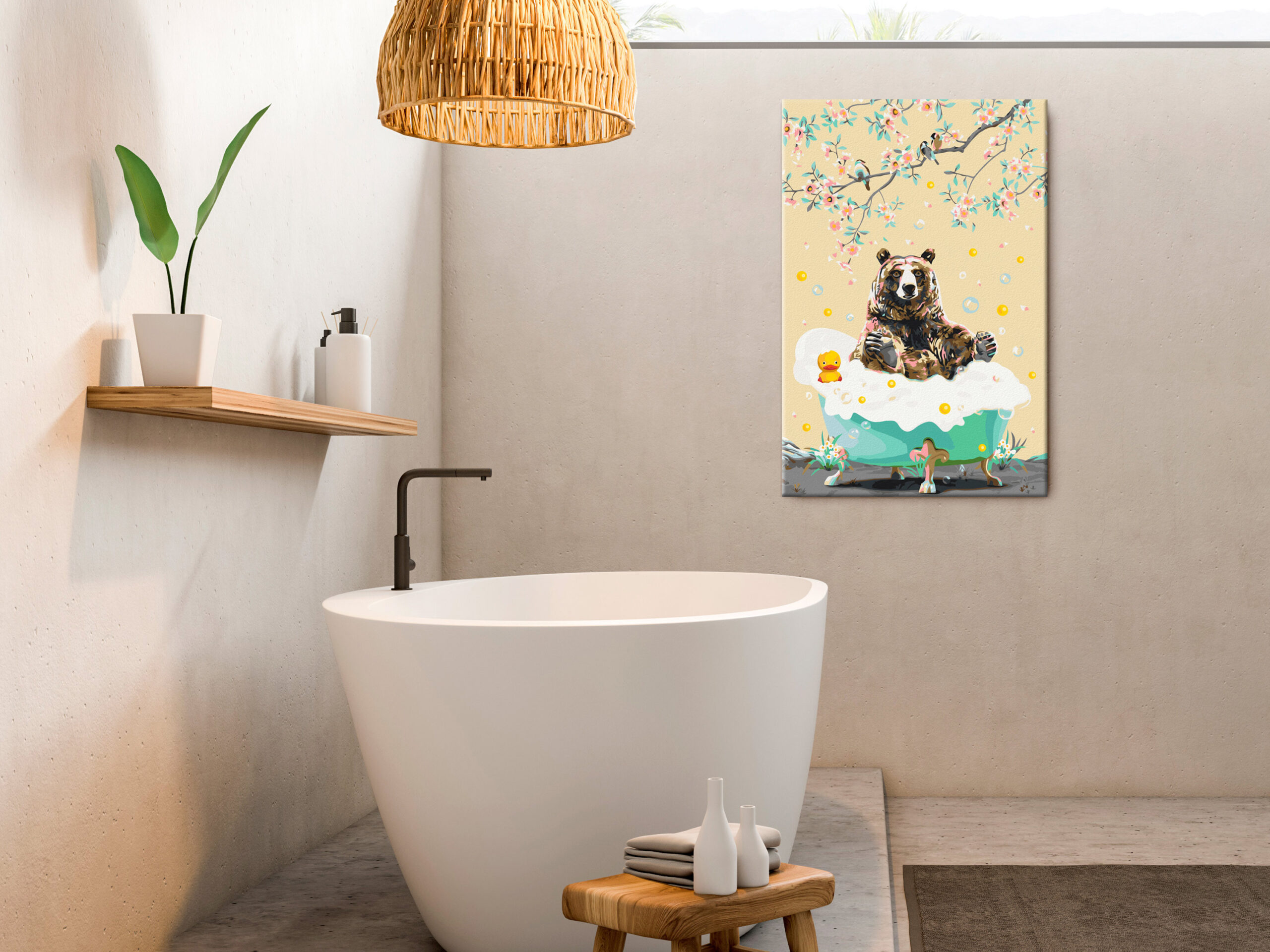 Kifestő - Bathing Bear - Image 2