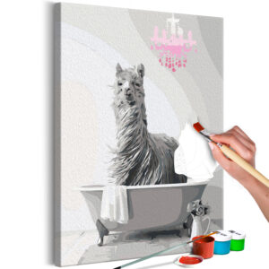 Kifestő - Lama in the Bathtub