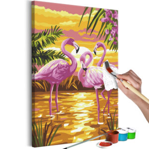 Kifestő - Flamingo Family