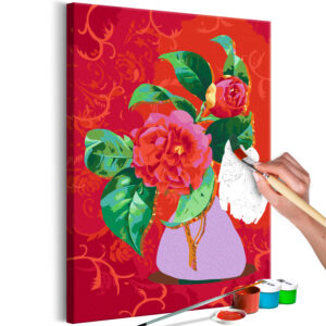 Kifestő - Bouquet in a Purple Vase