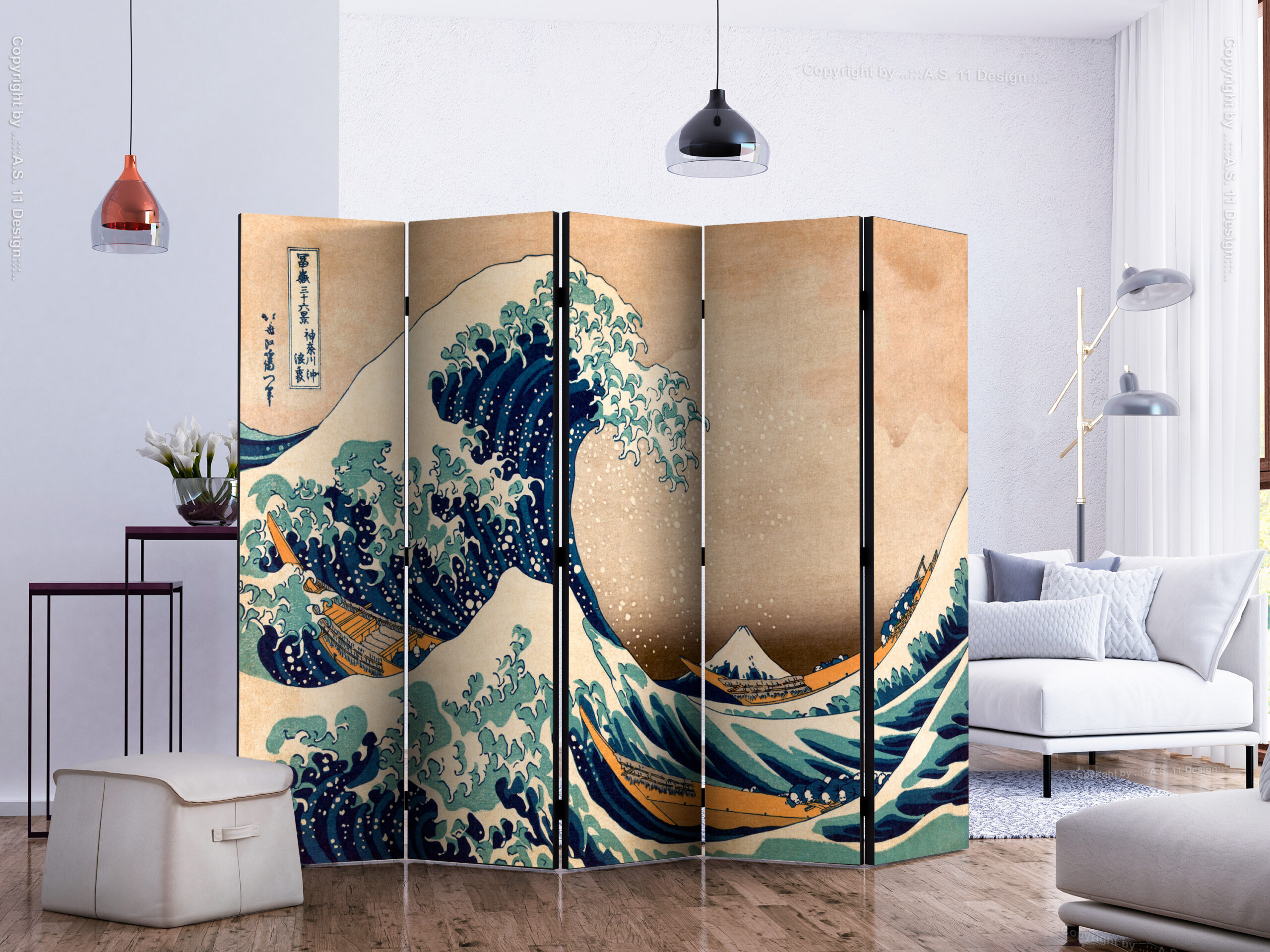 Paraván - Hokusai: The Great Wave off Kanagawa (Reproduction) II - Image 5