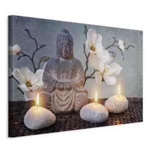 Kép - Buddha and Stones (1 Part) Wide